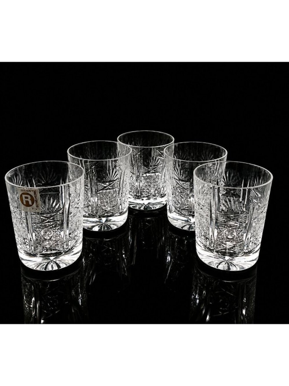 Rogaska Aleksander 5 Cordial Whiskey Shot Glasses 2.5 X 2"